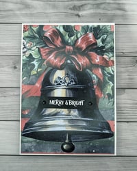 Large Christmas Card - Bell