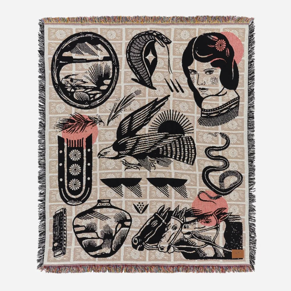 MUDGETT TAPESTRY BLANKET