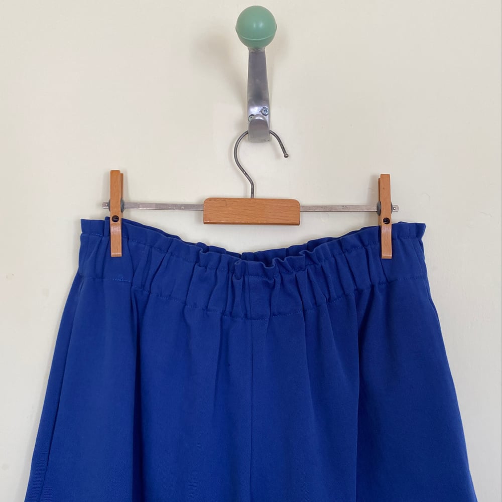 Image of 8oz Organic Cotton Twill Wide Leg Trousers