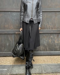 Image 4 of BLACK LEATHER & COWHIDE BOOTS