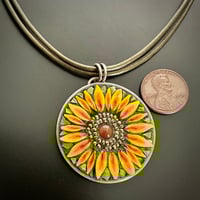 Image 2 of Sunflower on Leather