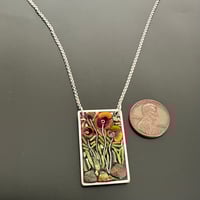 Image 3 of Dancing Poppies Pendant