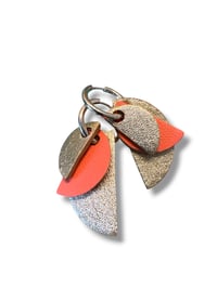 Image 5 of Les interchangeables - DEMI LUNE (GRAND) - 46 COLORIS AU CHOIX - CUIR ET PAILLETTES 