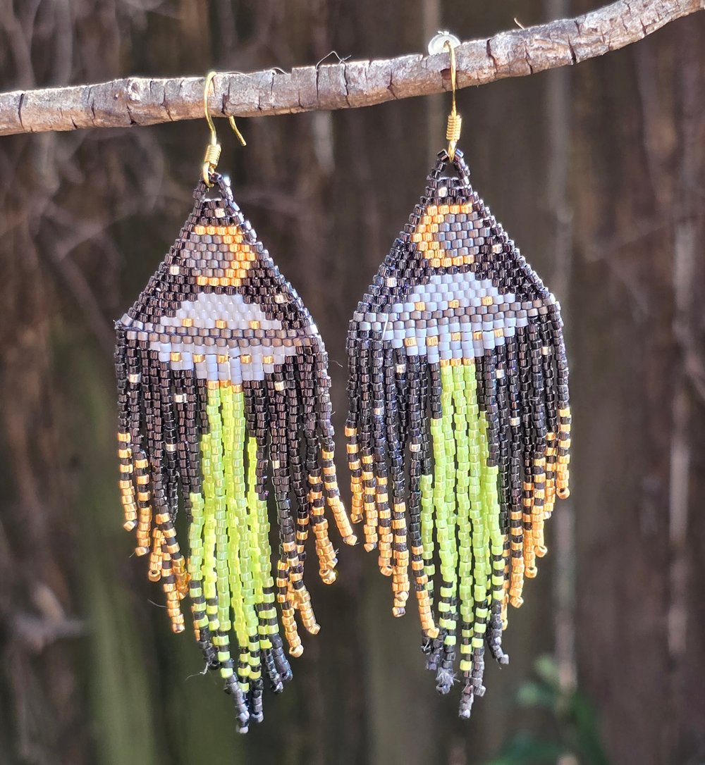 Image of The Truth is Out There UFO Earrings 