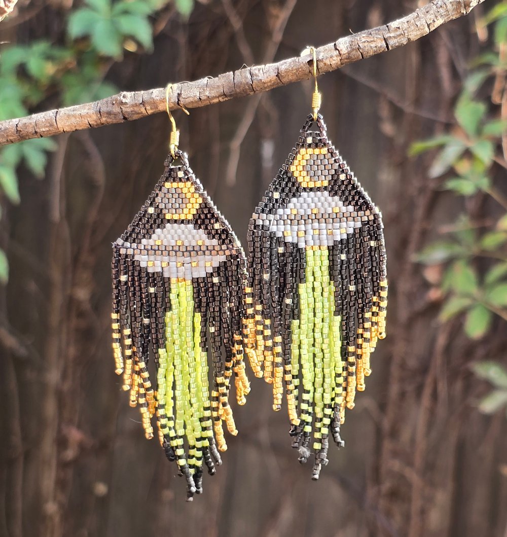 Image of The Truth is Out There UFO Earrings 