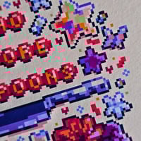 Image 2 of No More Spoons (beads) - A5 print