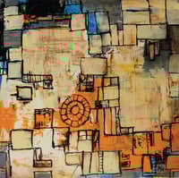 Image 1 of "The Roundhouse" - Original painting on mounted wooden panel. By Alan C. Martin