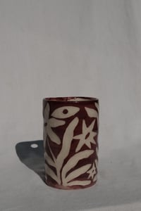 Image 12 of The SoulShine Co. Grip Straw Cup - Sangria 