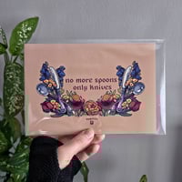 Image 1 of No More Spoons - A5 print