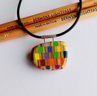 Image 1 of pixel pencil pendant