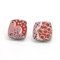 Image 2 of Layered Stud Earrings