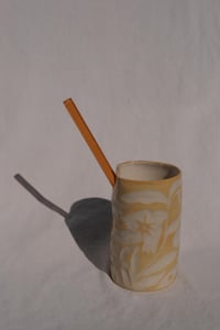 Image 5 of The SoulShine Co. Grip Straw Cup - Melted Butter