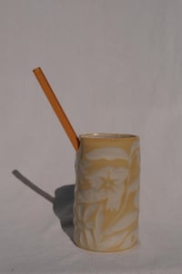 Image 6 of The SoulShine Co. Grip Straw Cup - Melted Butter