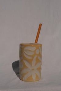 Image 8 of The SoulShine Co. Grip Straw Cup - Melted Butter