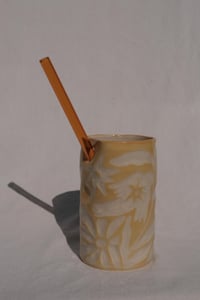 Image 10 of The SoulShine Co. Grip Straw Cup - Melted Butter