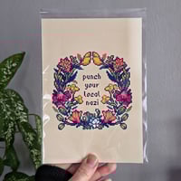 [B GRADE] Punch Your Local Nazi - A5 print