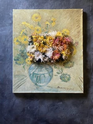 Image of altered perspective painting - blooms no. 02