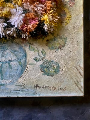 Image of altered perspective painting - blooms no. 02