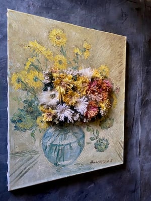 Image of altered perspective painting - blooms no. 02