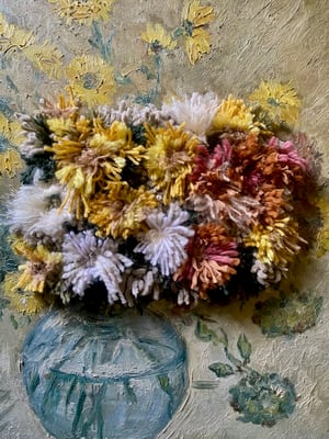 Image of altered perspective painting - blooms no. 02