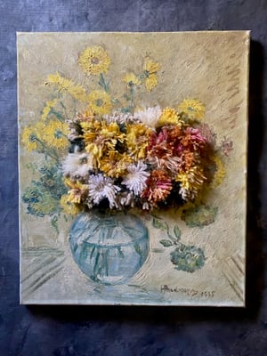 Image of altered perspective painting - blooms no. 02