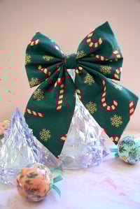Candy Cane - Dog Sailor Bow