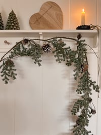 Image 1 of Fir & Pinecone Garland