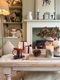 Image 5 of Christmas Pillar Candles ( Set or Singles )