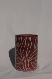 Image 7 of The SoulShine Co. Grip Straw Cup - Sangria Flora Adora