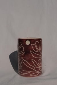 Image 10 of The SoulShine Co. Grip Straw Cup - Sangria Flora Adora