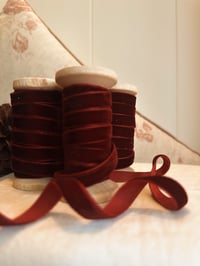 Image 1 of Scarlet Velvet Ribbon