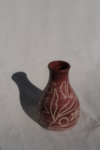 Image 4 of The SoulShine Co. Bud Vase - Sangria Flora Adora
