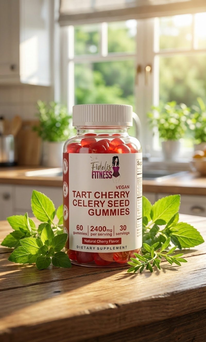 Image of TART CHERRY CELERY GUMMIES 