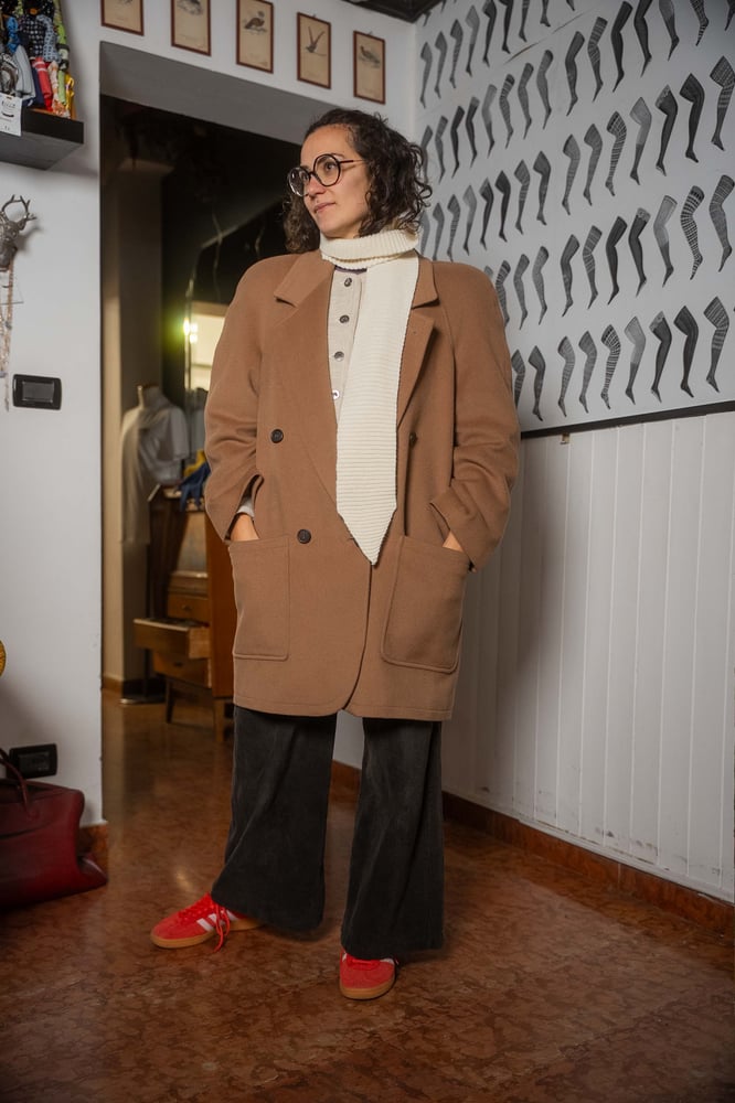 Image of Cappotto Les Copain cammello