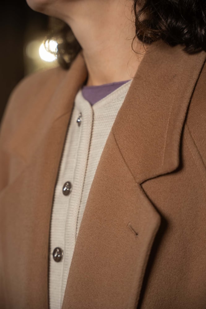 Image of Cappotto Les Copain cammello