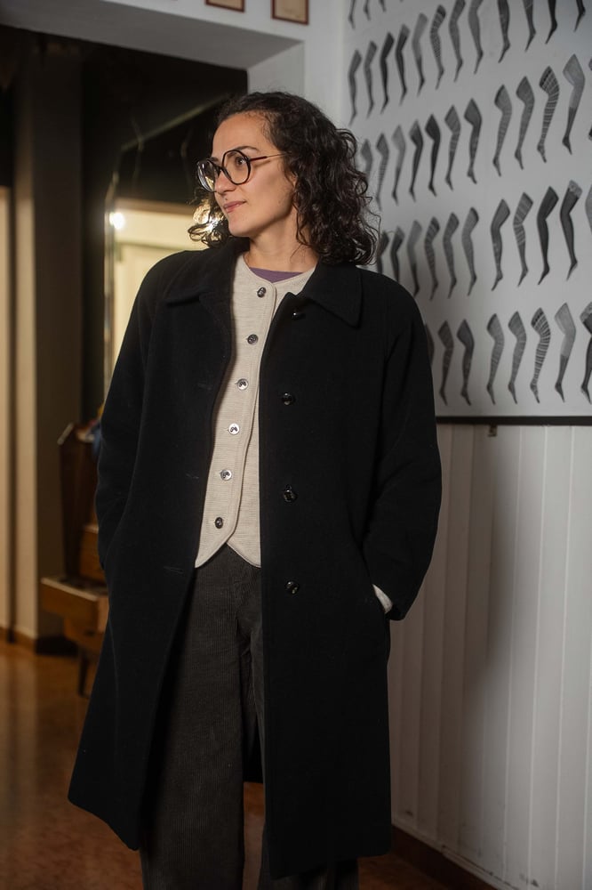 Image of Cappotto Olivieri nero