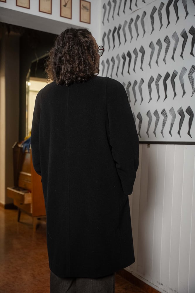 Image of Cappotto Olivieri nero