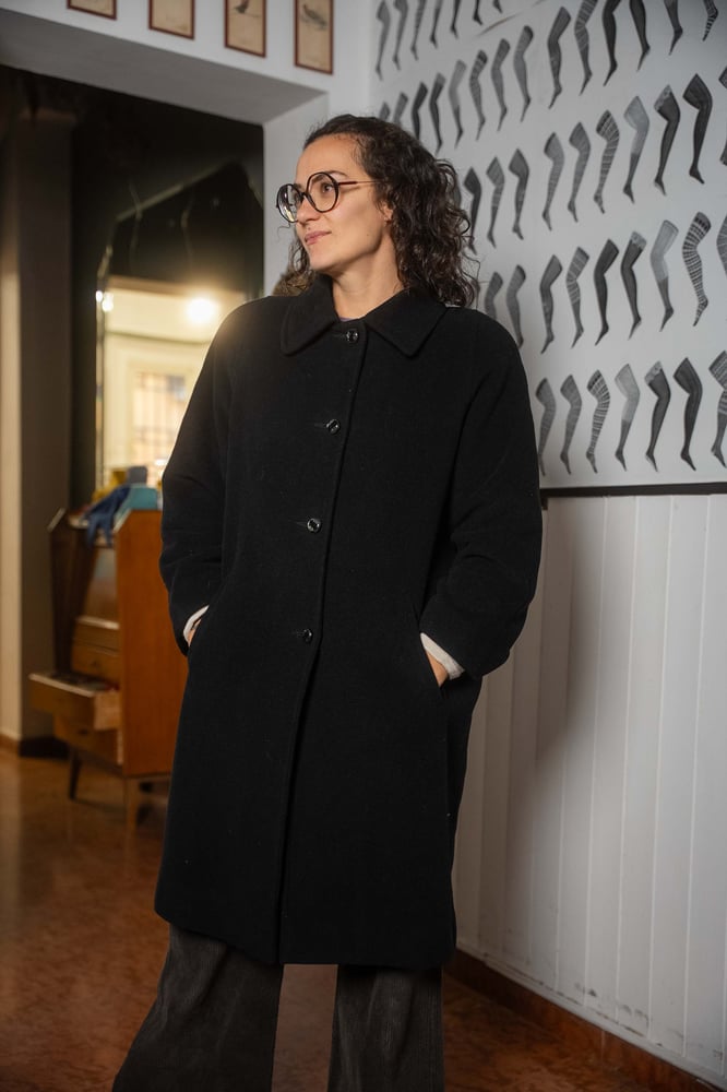 Image of Cappotto Olivieri nero