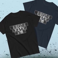 WSM Logo Tee (white on black or navy)