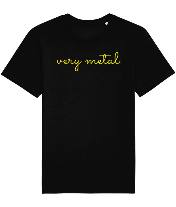 Image of VERY METAL Black-t
