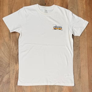 Image of T-Shirt Unisex | Tram piccolo in alto a sinistra