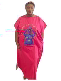 Image 2 of Queen of Unbothered Muumuu w/ matching Headband