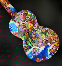 Image 3 of Cosmic Ukulele - Original painted found object. By Alan C. Martin