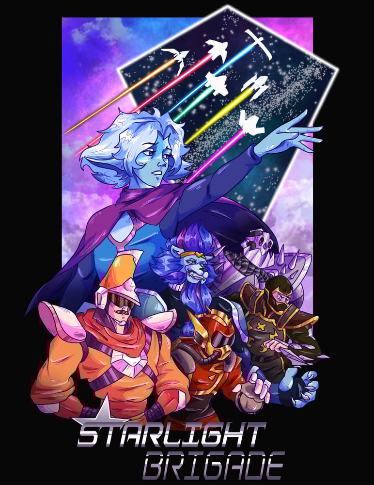 Image of TWRP Starlight Brigade Print