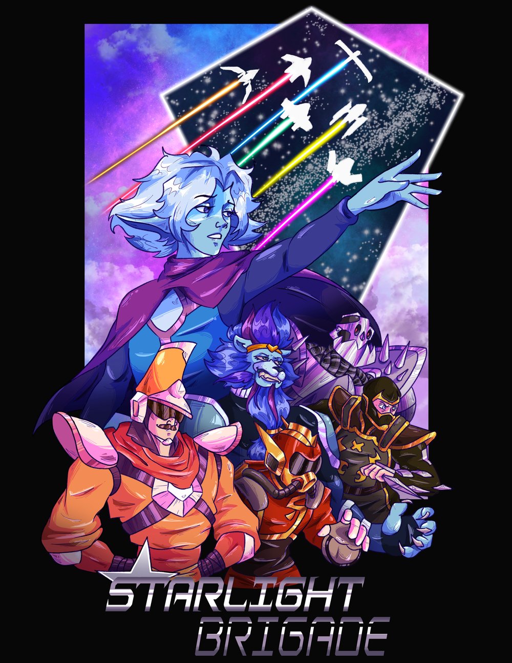 Image of TWRP Starlight Brigade Print