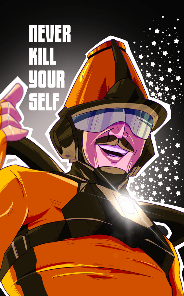 Image of Doctor Sung “Never Kill Yourself” Print