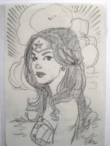 Image of  ORIGINAL SKETCH OF WONDER WOMAN