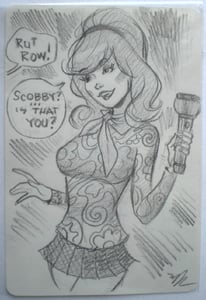 Image of  ORIGINAL SKETCH OF DAPHNE /SCOOBY DOO