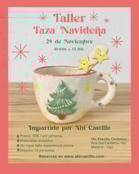 Image 1 of TALLER - TAZA NAVIDEÑA