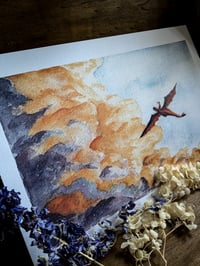 - PRINT - </br> Vol en dragon </br> <FONT size="4pt">21x29cm</FONT>